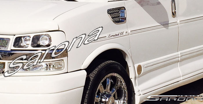 Custom Dodge Van  All Styles Side Vents (1971 - 2006) - $290.00 (Part #DG-001-ST)